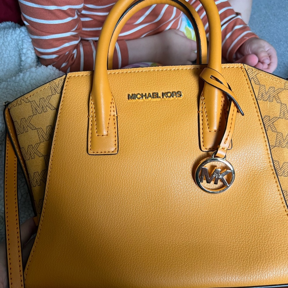 Yellow Michael kors bag